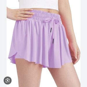 Lilac Butterfly Shorts